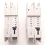 Used Lot of 2 Eaton WMZT2D10 Circuit Breaker 96v DC 480v DC 10A, 2 Poles, DIN Mount