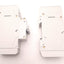 Used Lot of 2 Eaton WMZT2D10 Circuit Breaker 96v DC 480v DC 10A, 2 Poles, DIN Mount