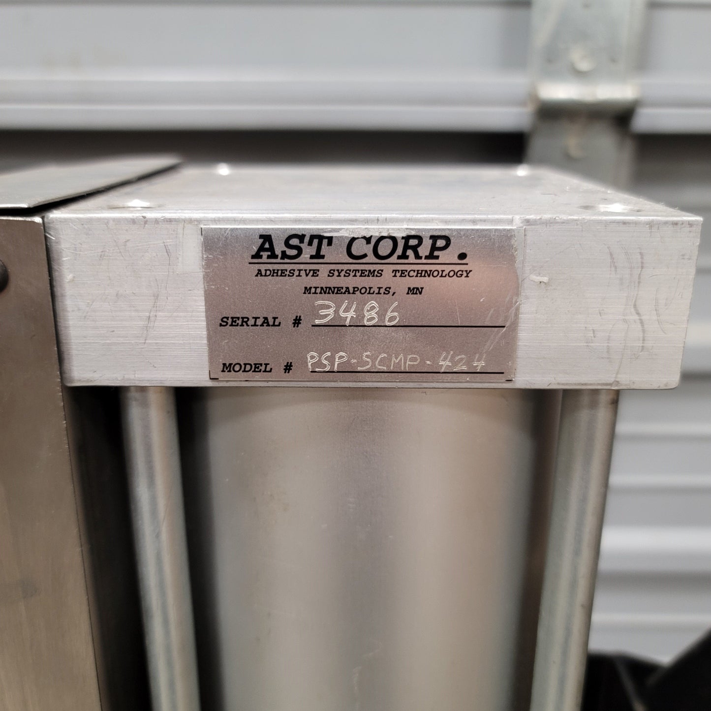 Used AST Corp PSP-5CMP-424 Pneumatic Metering Smart Pump 5 Gallon Drum Feed