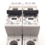 Used Lot of 2 Eaton FAZ-D5/1-NA Circuit Breaker Single-Pole 5A, 60v DC, 240/415v AC