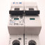 Used Eaton FAZ-D10/2-NA Circuit Breaker Two-Pole, 15A, 415v AC, 60v DC, DIN Mount