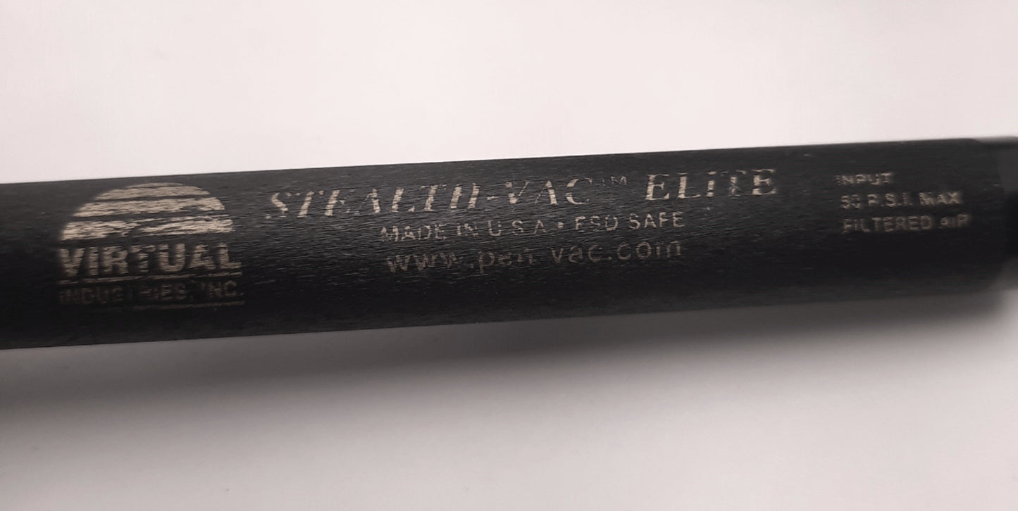 Used Virtual Industries VVSV-NC Stealth Vac Elite Vacuum Pen ESD Safe, W/ Stand