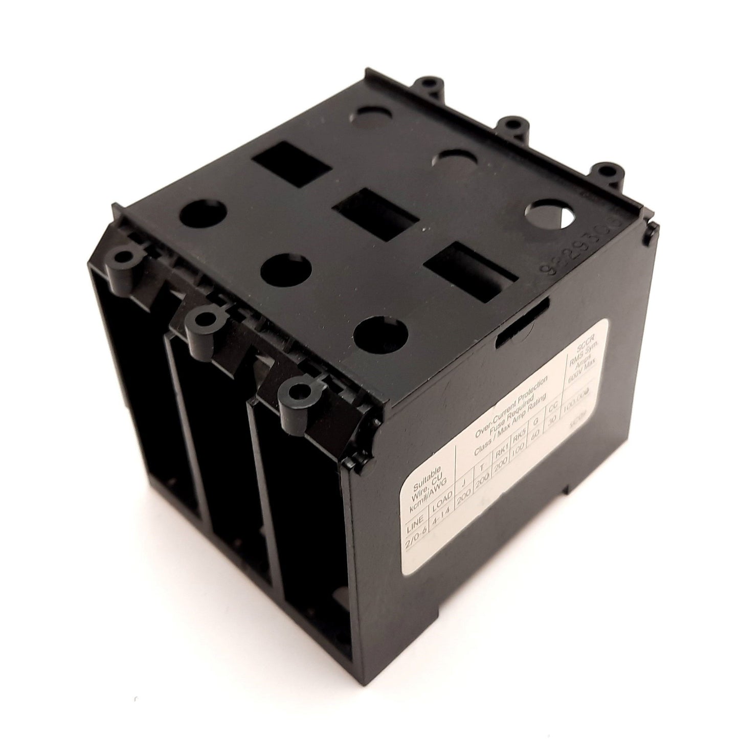 Used Marathon 1323570 CH Power Distribution Block, 3-Pole, 1-Line 4-Load, 175A 600V