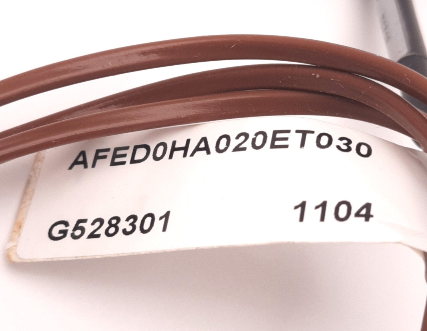 Used Watlow AFED0HA020ET030 Thermocouple 0.063" Dia x 2" Sheath, T, 3 FT, Mini-Plug