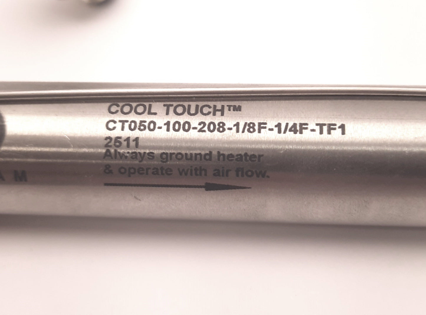Used Farnam CT050-100-208-1/8F-1/4F-TF1 Cool Touch Heater 100W, 1/8" & 1/4" NPT, 200V