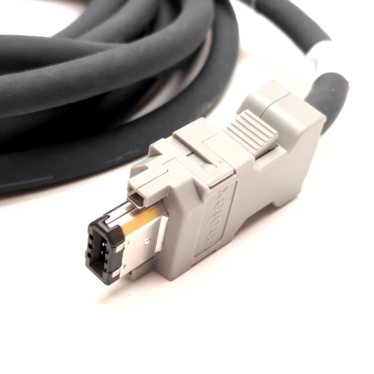 Used Yaskawa JZSP-CMP10-03-E Servopack Servo Encoder Cable, Length 3m, 6-Pin