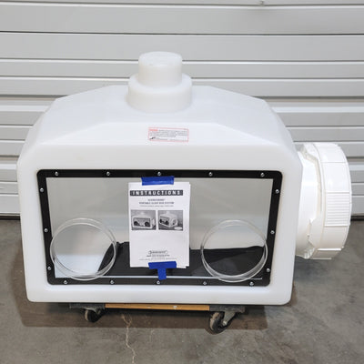 Used BEL-ART H50028-0000 Scienceware Portable Glove Box 27"W x 13"D x 22"H