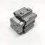 Used SMC CDQMB50TN-10 Compact Guide Rod Cylinder, 50mm Bore, 10mm Stroke, 1/8" NPT