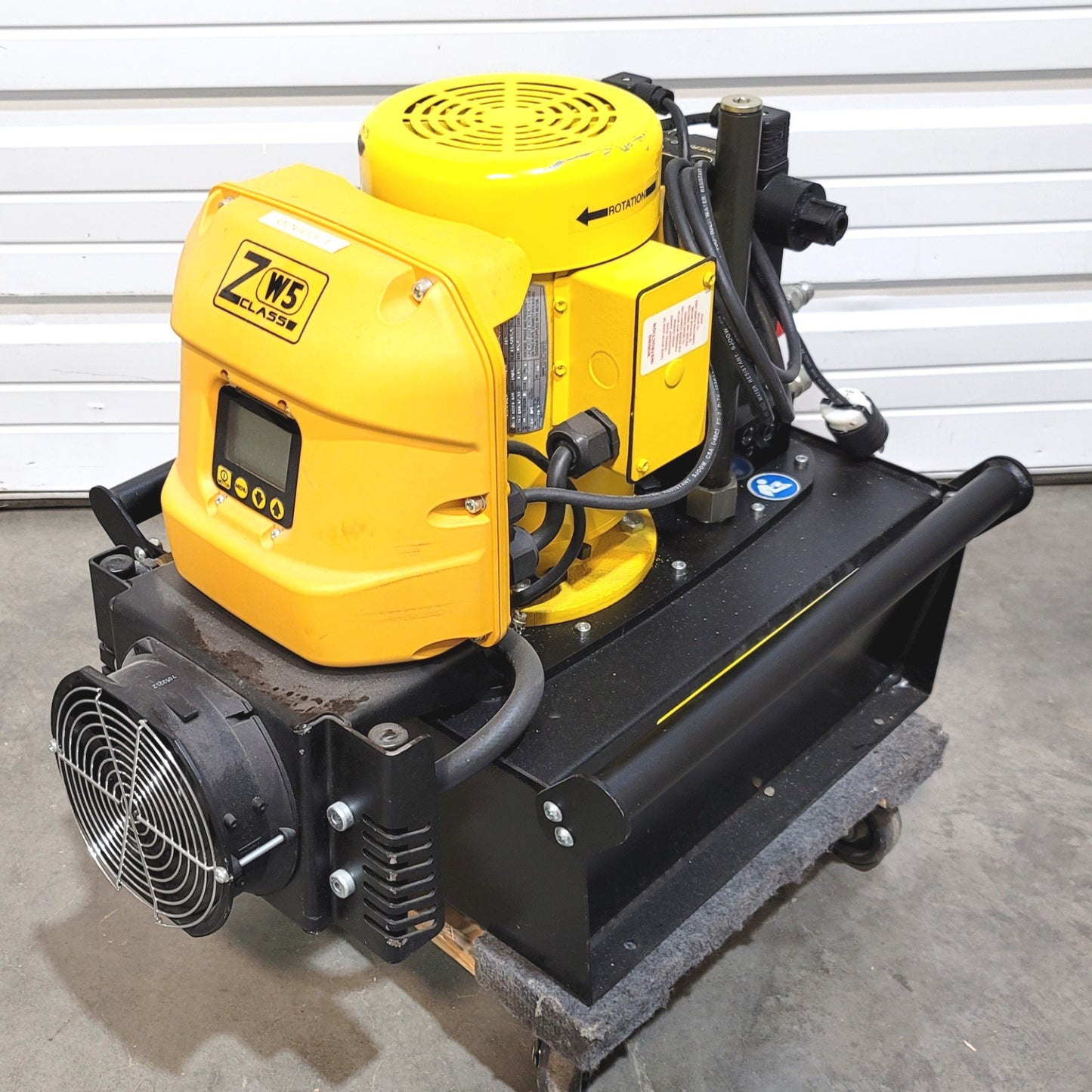 Used Enerpac ZW5320SI-HT Hydraulic Workholding Pump 208-240VAC 1Ph 5000psi 120in³/min