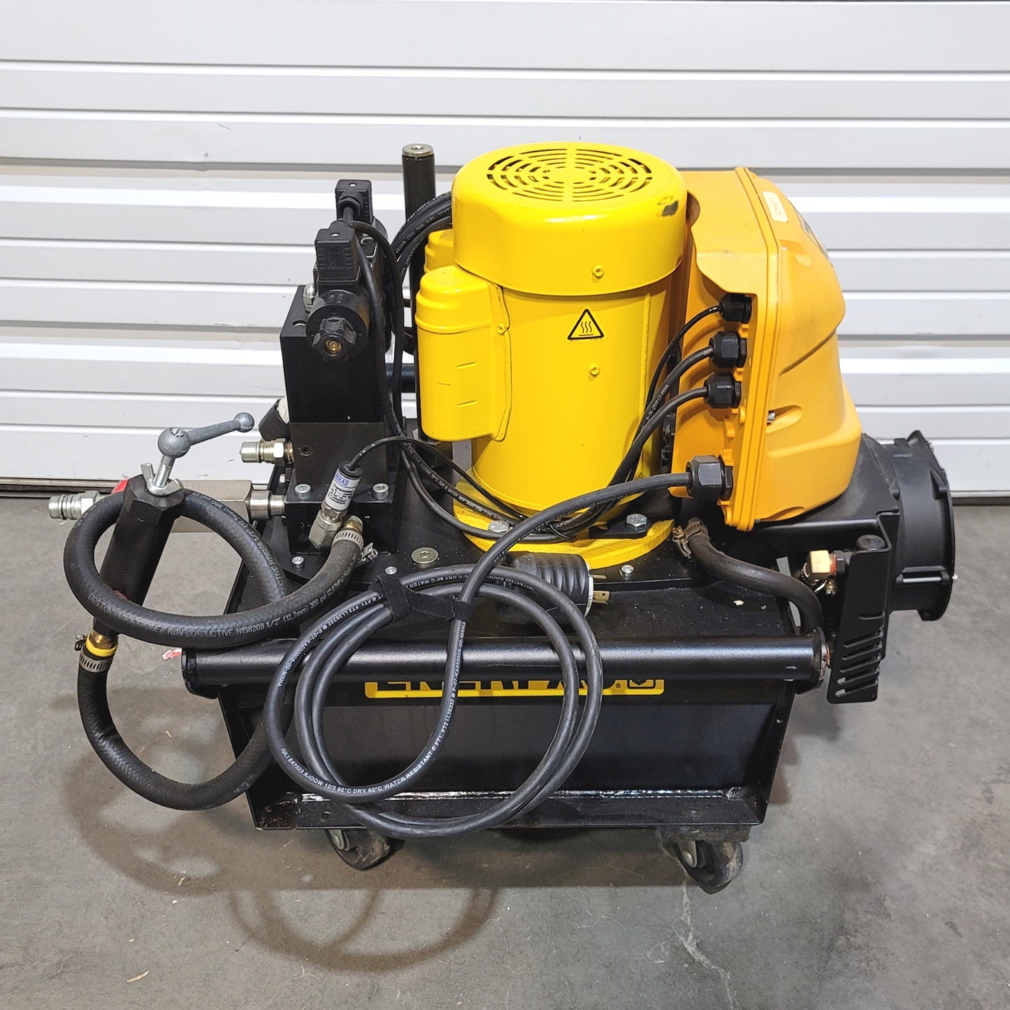 Used Enerpac ZW5320SI-HT Hydraulic Workholding Pump 208-240VAC 1Ph 5000psi 120in³/min