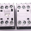 Used Lot of 2 Lovato BG0031D Auxiliary Contactor 4-Pole, 24v DC Coil, 10A, 3NO+1NC