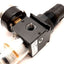 Used Parker B35-02AHA Filter Regulator, Set: 0-25psi, 1/4" NPT, With 0-30psi Gauge