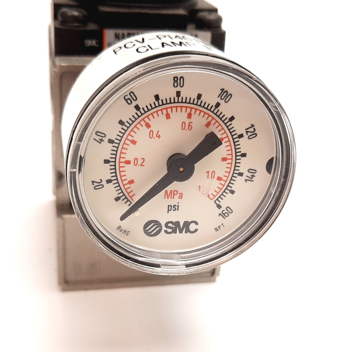 Used SMC NARM2500-B-N02 Pneumatic Regulator, 0.05-0.85MPa, With 0-1.1MPa Gauge