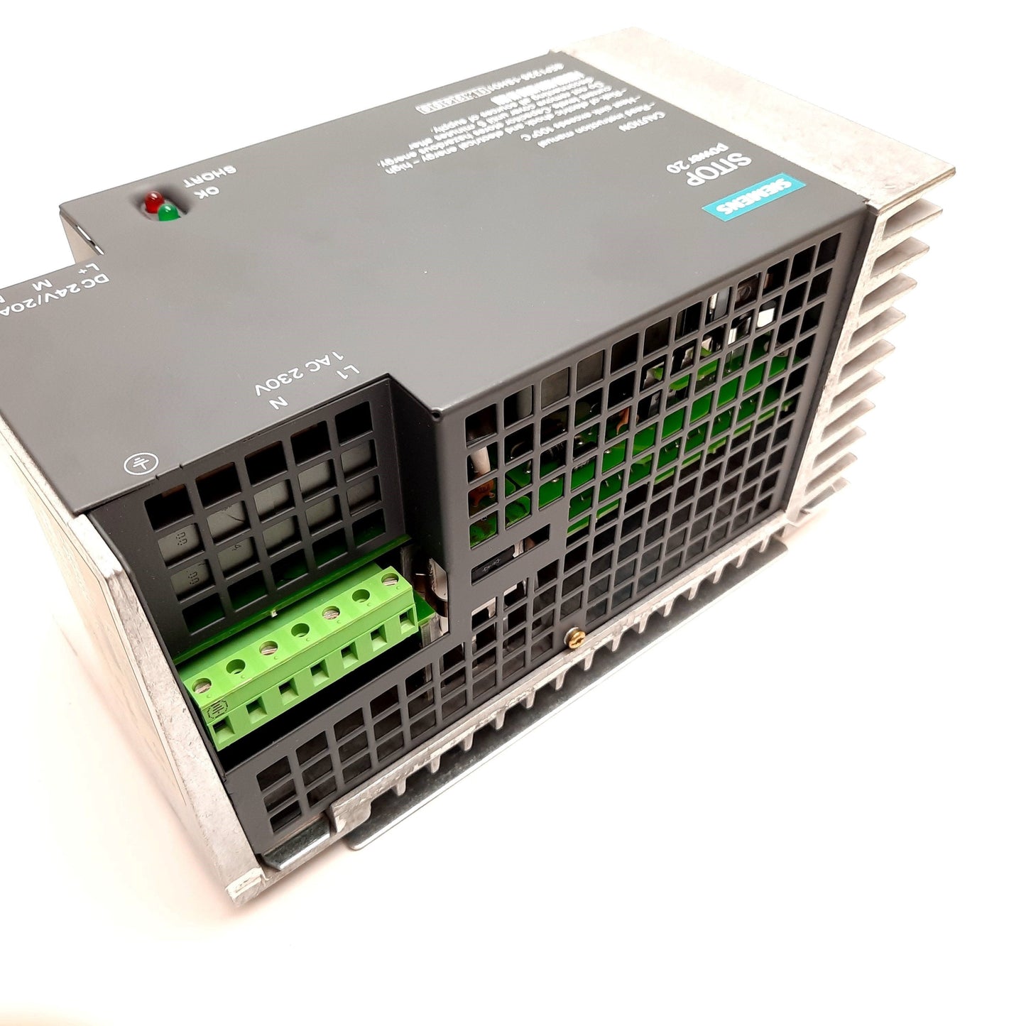 New Siemens 6EP1336-1SH01 SITOP Power Supply, Input: 230VAC 3.9A, Output: 24VDC 20A