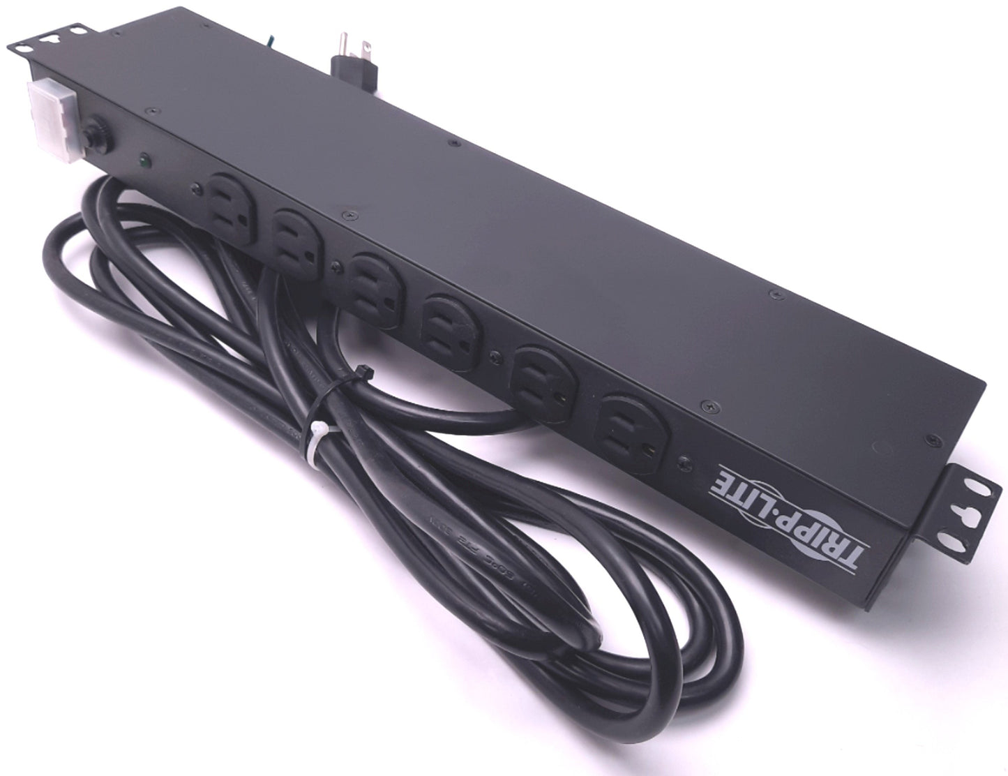 Used Tripp Lite DRS-1215 Network Surge Protector 1U, 120v AC 15A, 3000J, 14 Outlets