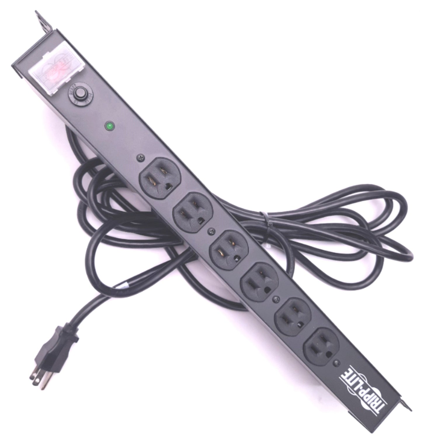 Used Tripp Lite DRS-1215 Network Surge Protector 1U, 120v AC 15A, 3000J, 14 Outlets