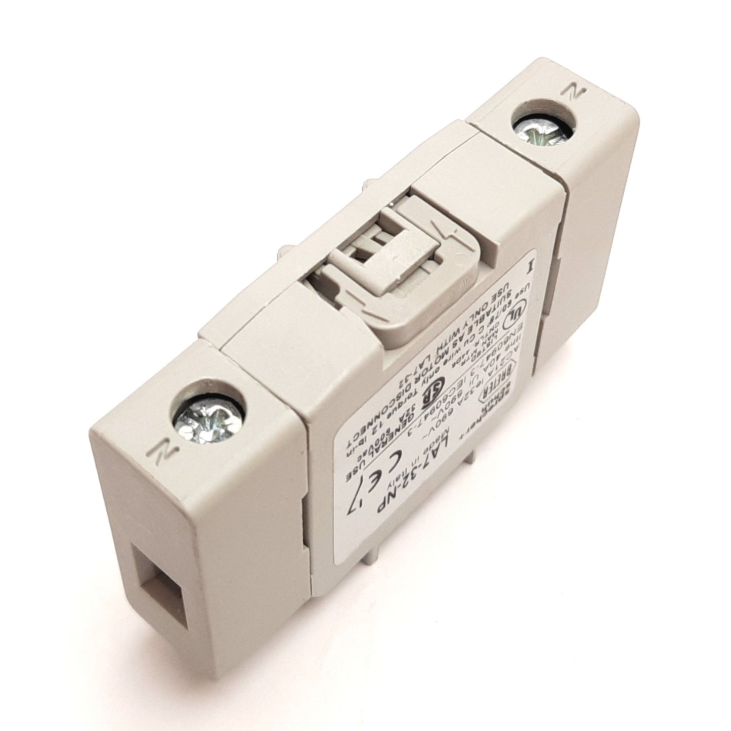 Used Sprecher Schuh LA7-32-NP Auxiliary Contact For LA7-32 Disconnect Switch, 32A