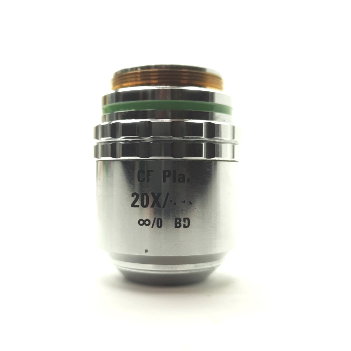 Used Nikon 81807 CF Plan 20x/0.46na BD Microscope Objective Lens, 20X, 3.1mm WD