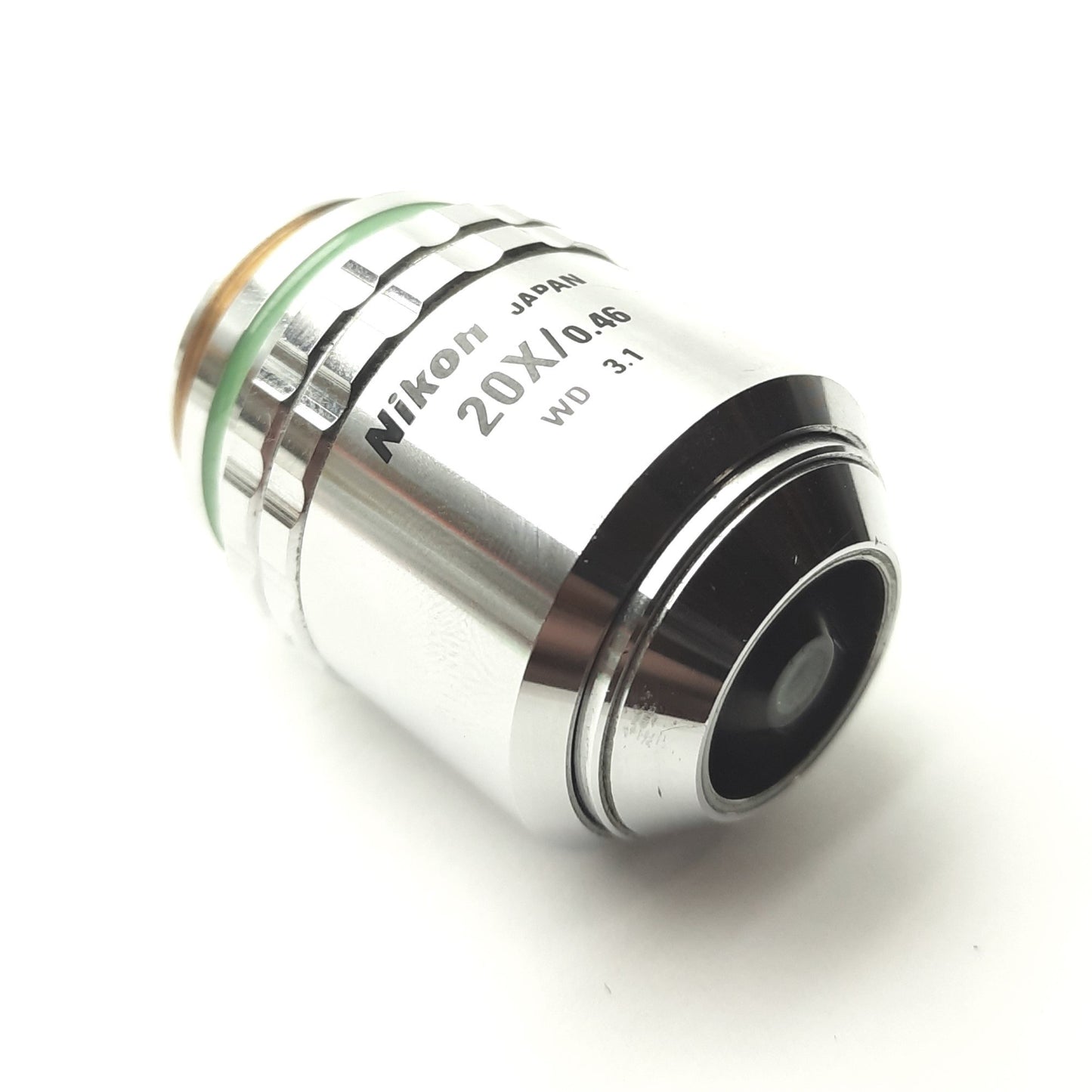 Used Nikon 81807 CF Plan 20x/0.46na BD Microscope Objective Lens, 20X, 3.1mm WD