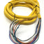 Used Turck RKM 126 U-00110 Minifast Cordset Cable, Female 12-Pin, Leads *Cut to 12ft*
