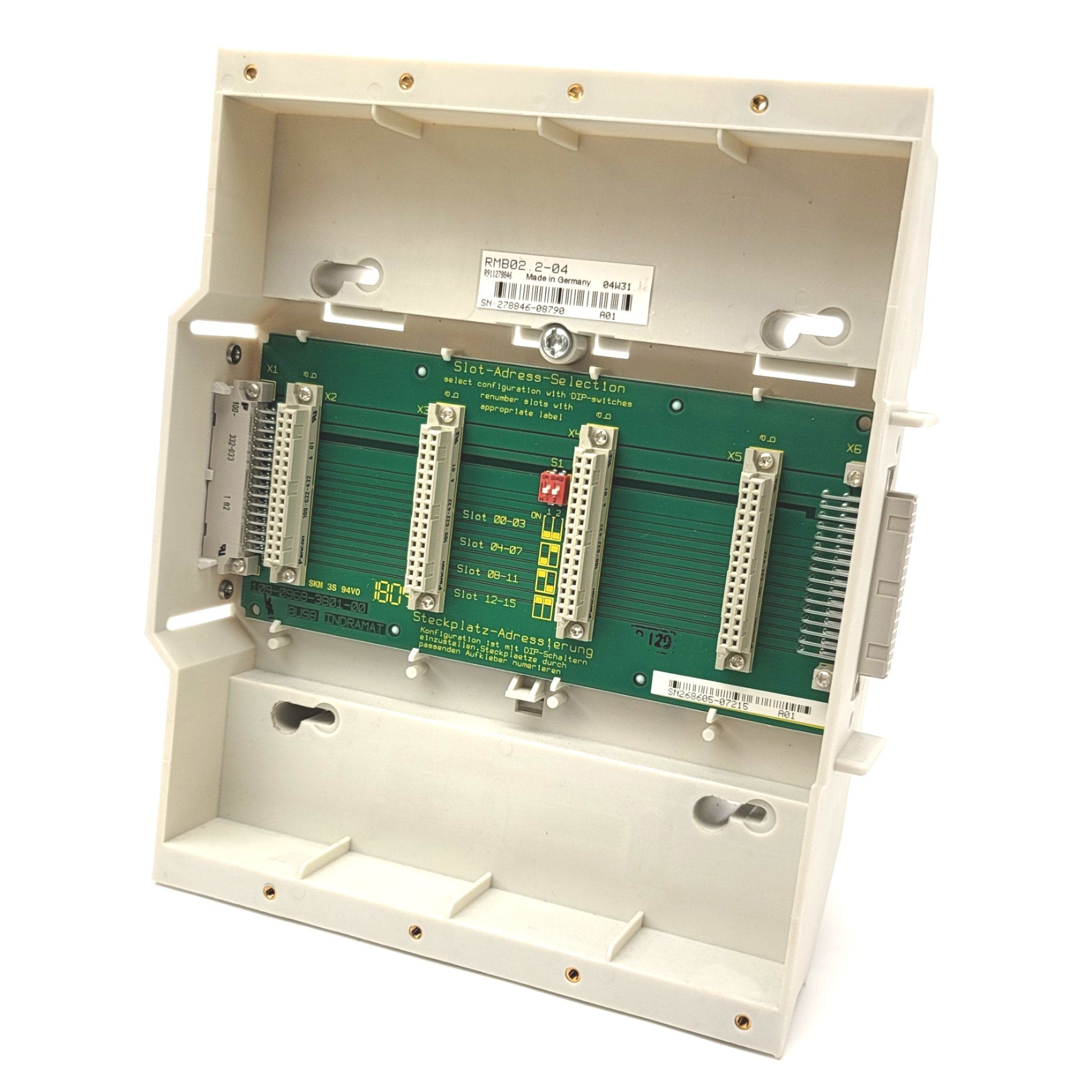 Rexrogth Rack Bosch Rexroth RMB02.2-04 RECO Base Rack Module 4-Slot – Next Day Automation