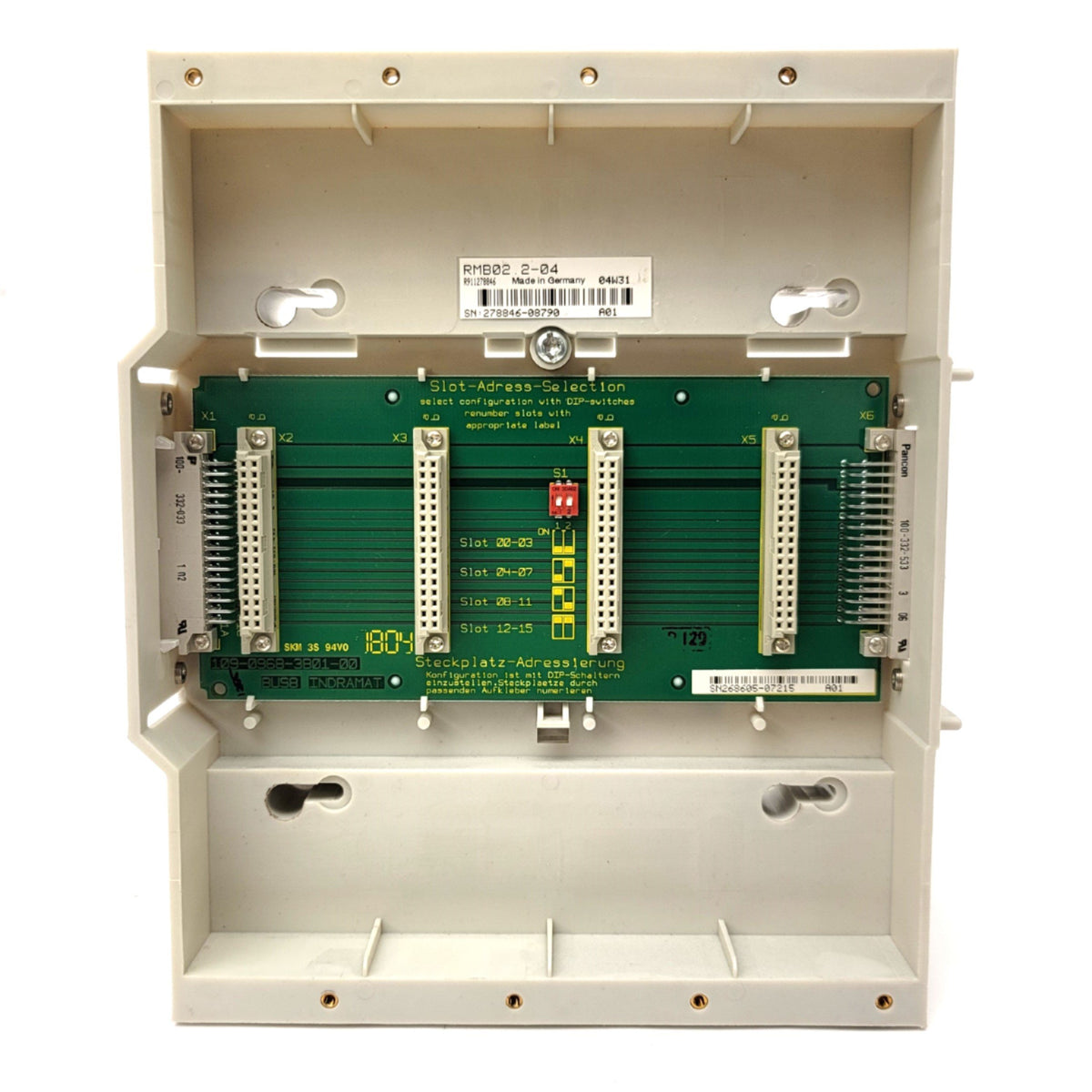 Rexrogth Rack Bosch Rexroth RMB02.2-04 RECO Base Rack Module 4-Slot – Next Day Automation