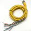 Used Turck RSM 126 U-00278 Minifast Cordset Cable, Male 12-Pin, Leads *Cut to 12ft*