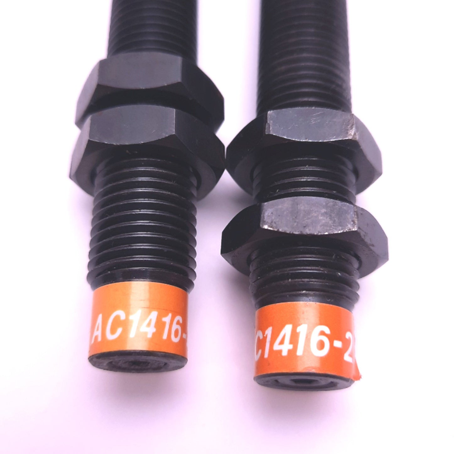 Used Lot of 2 CJAC AC1416-2 Shock Absorber 16mm Stroke, 20 Nm Max, 70Lb Max, M14x1.5