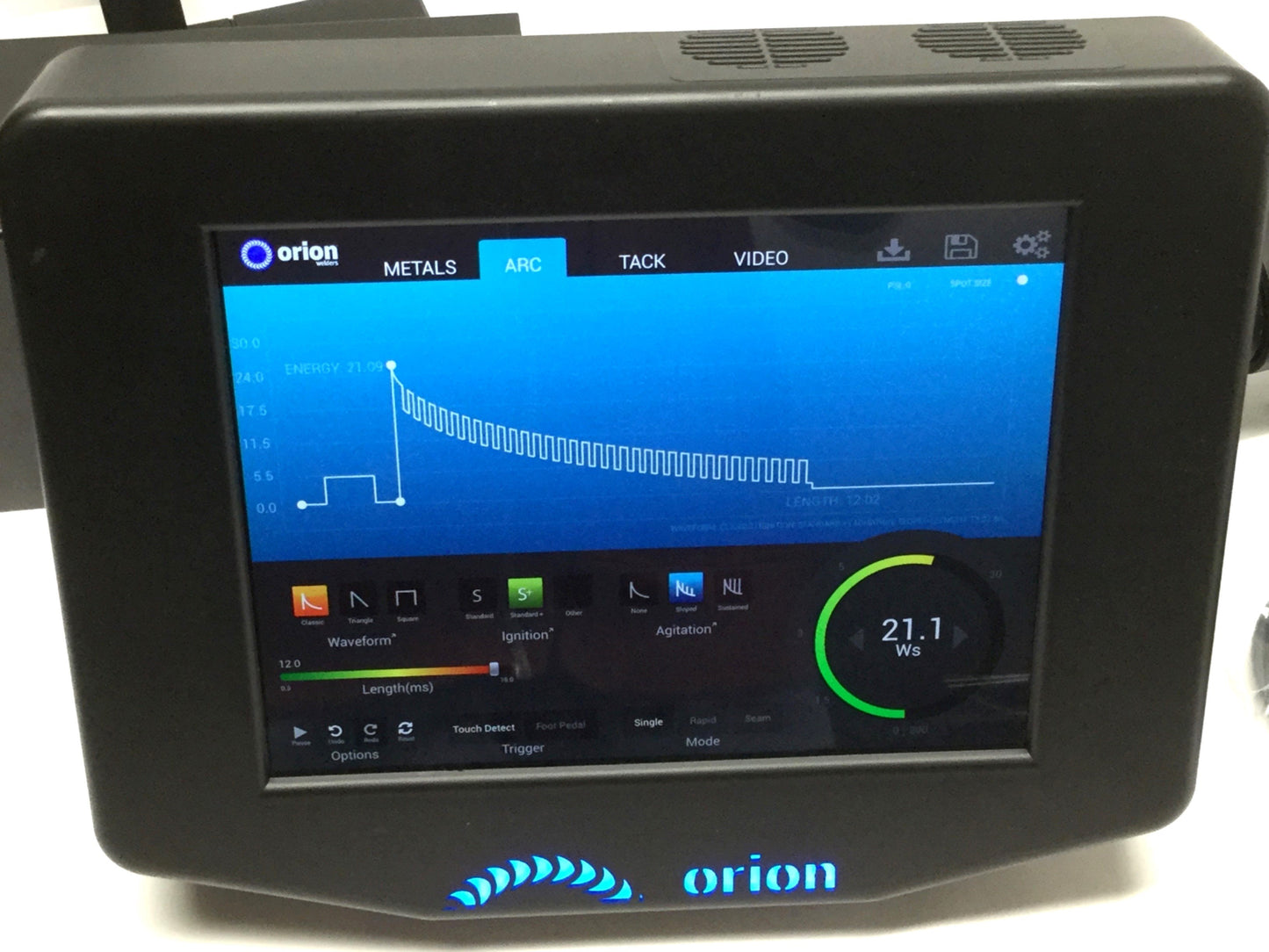 Used Sunstone Orion i² Micro TIG Pulse Arc Welder Power Supply + Controller Interface