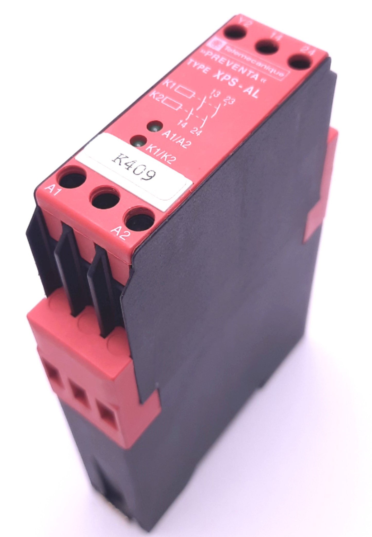 Used Telemecanique XPSAL5110 Preventa Safety Relay 24VAC/DC Supply, 2 NO Outputs