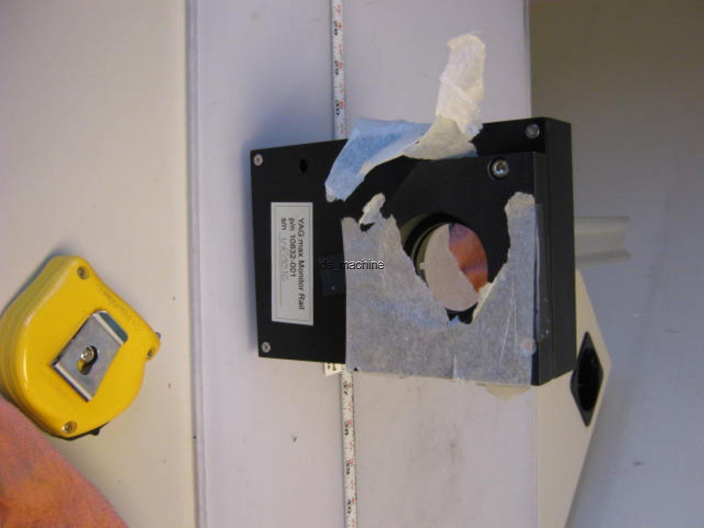 Used Spiricon Inc. 10832-001 YAG:max Shutter Rail Assembly w/Mirror For Laser Systems
