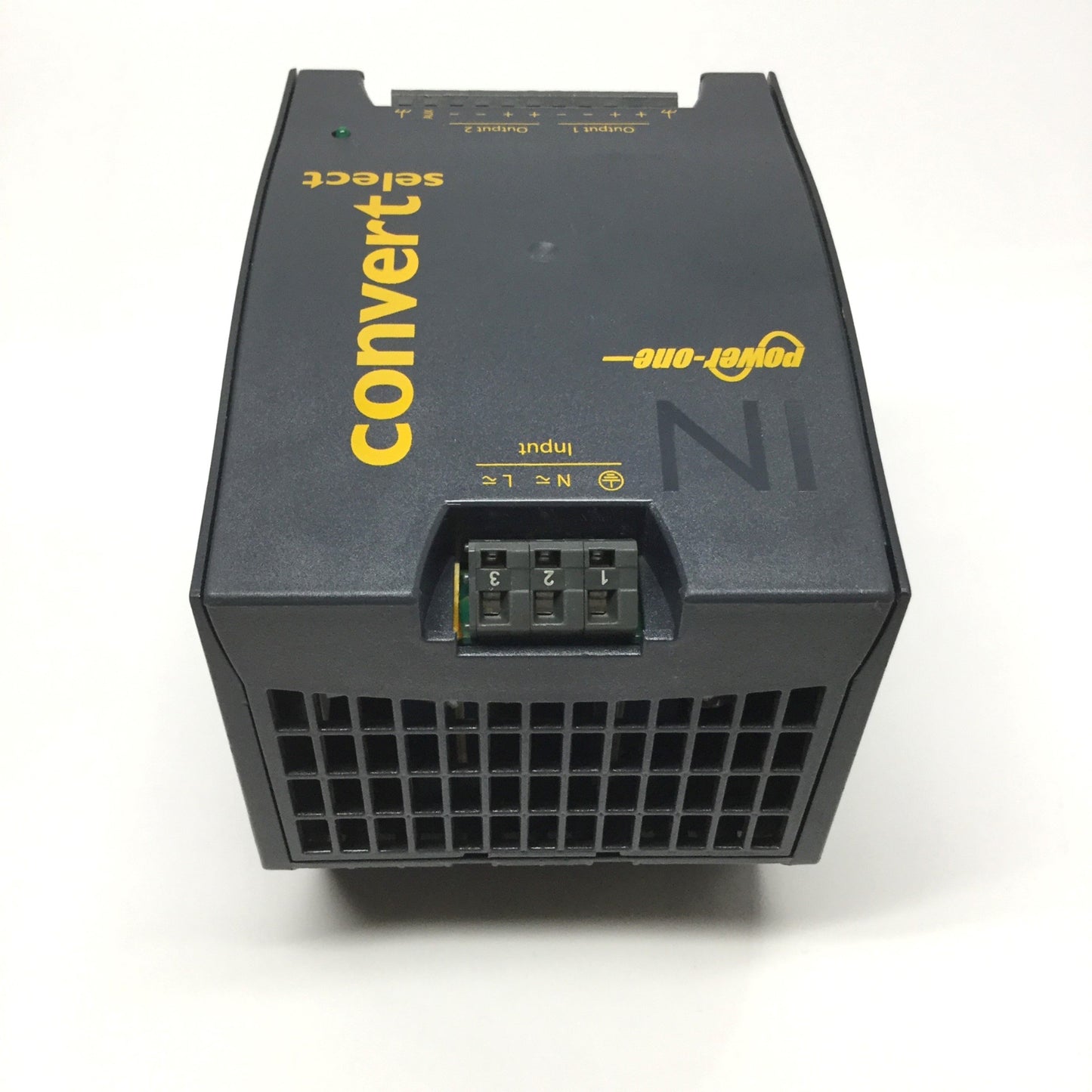 Used Power One LWN2663-6E Supply Converter 100-240VAC/90-350VDC In, (2x) 24VDC 5A Out