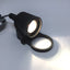Used Sunnex Series 740 Halogen Work Lamp Light 12VDC 20W w/Ø2.25" ID Ring Mount