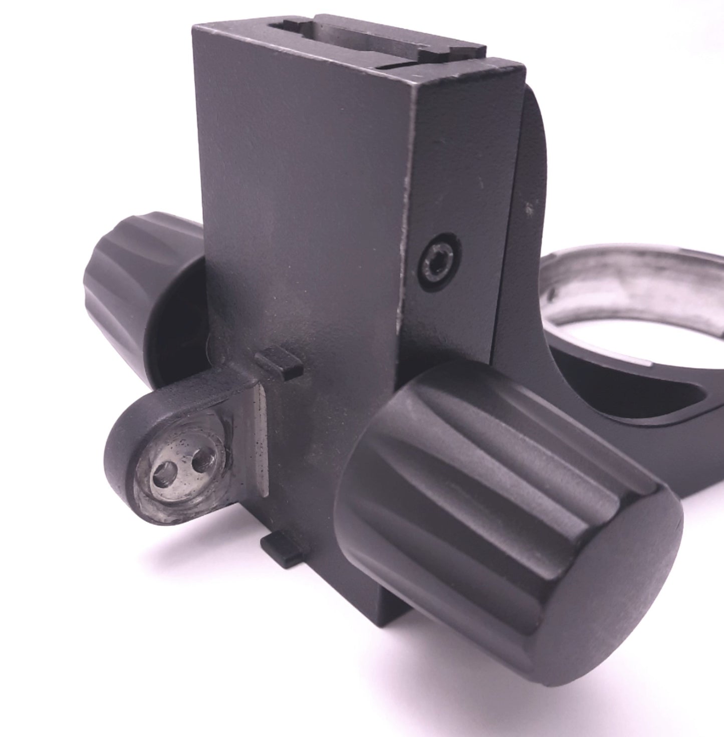 Used Leica 10446345 Microscope Focusing E-Arm 2" Travel, 3" ID, Rear Flange Mount