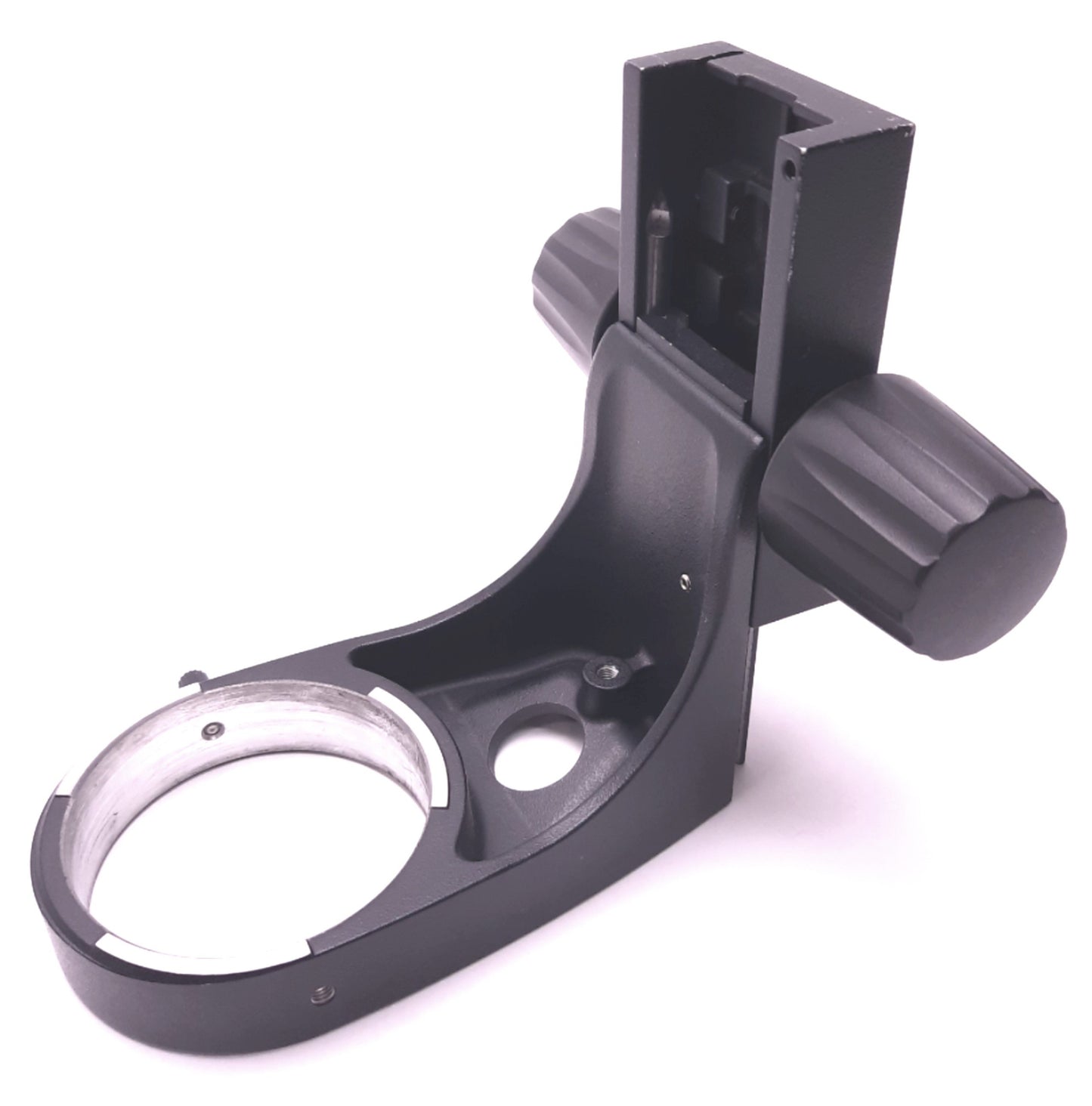 Used Leica 10446345 Microscope Focusing E-Arm 2" Travel, 3" ID, Rear Flange Mount