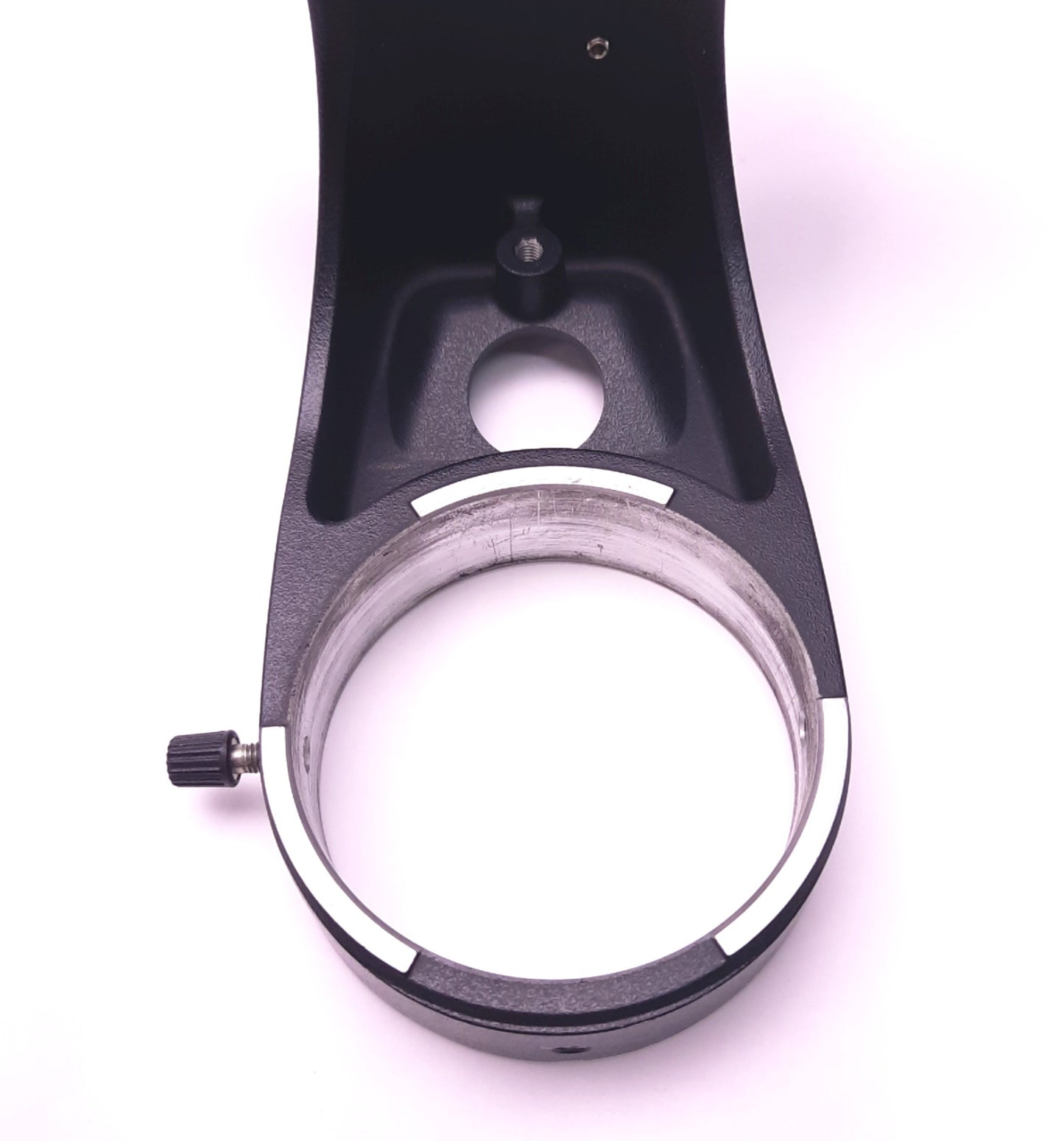 Used Leica 10446345 Microscope Focusing E-Arm 2" Travel, 3" ID, Rear Flange Mount
