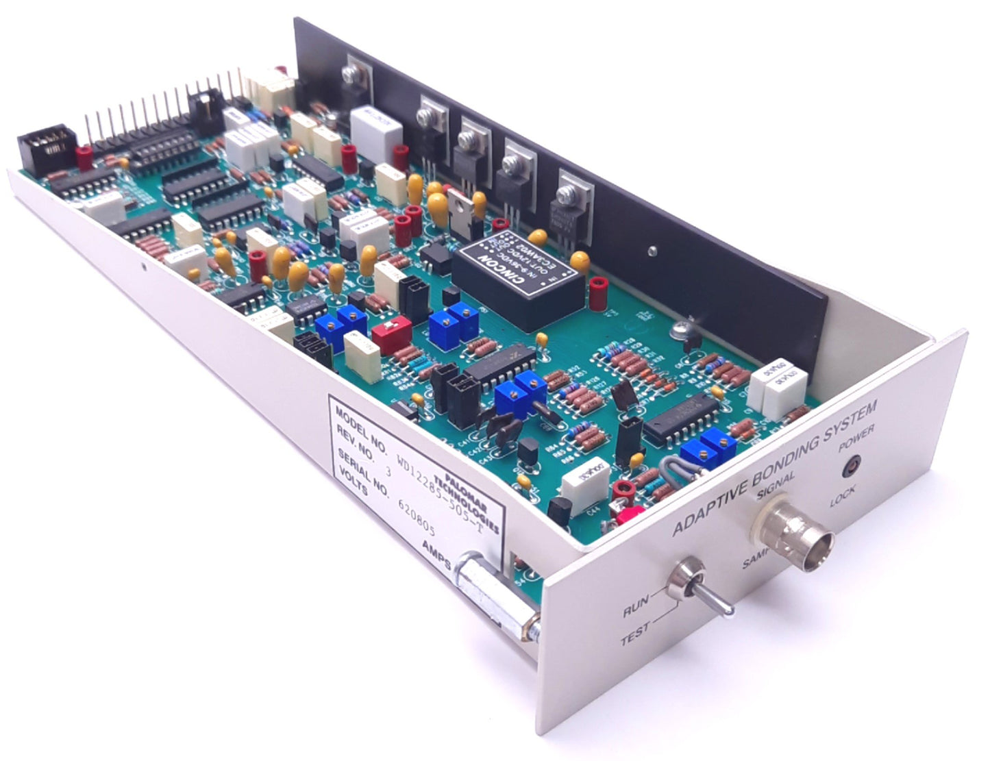 Used Palomar WD12285-505-T Rev 3 Adaptive Bonding System Card for 8000i Wire Bonder