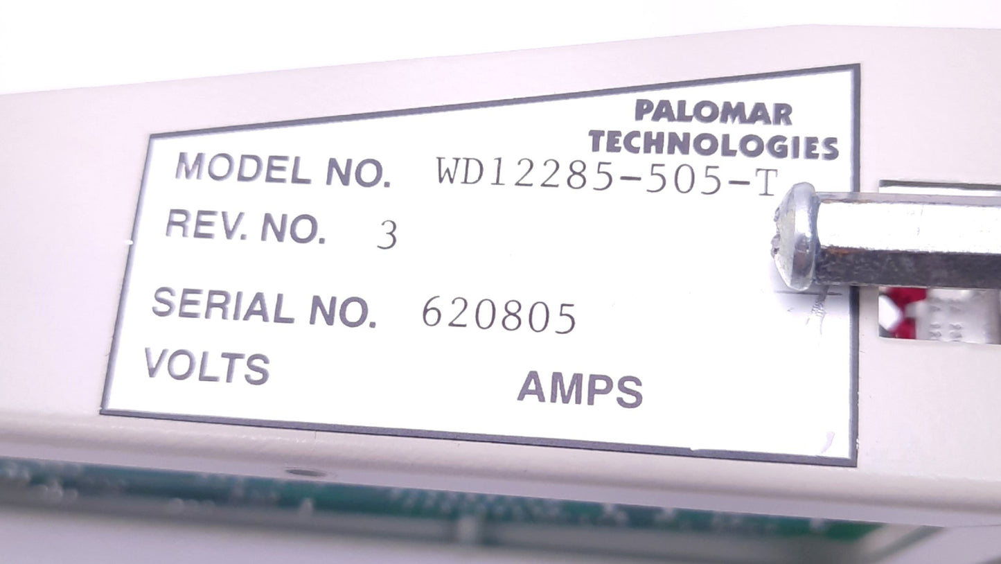 Used Palomar WD12285-505-T Rev 3 Adaptive Bonding System Card for 8000i Wire Bonder
