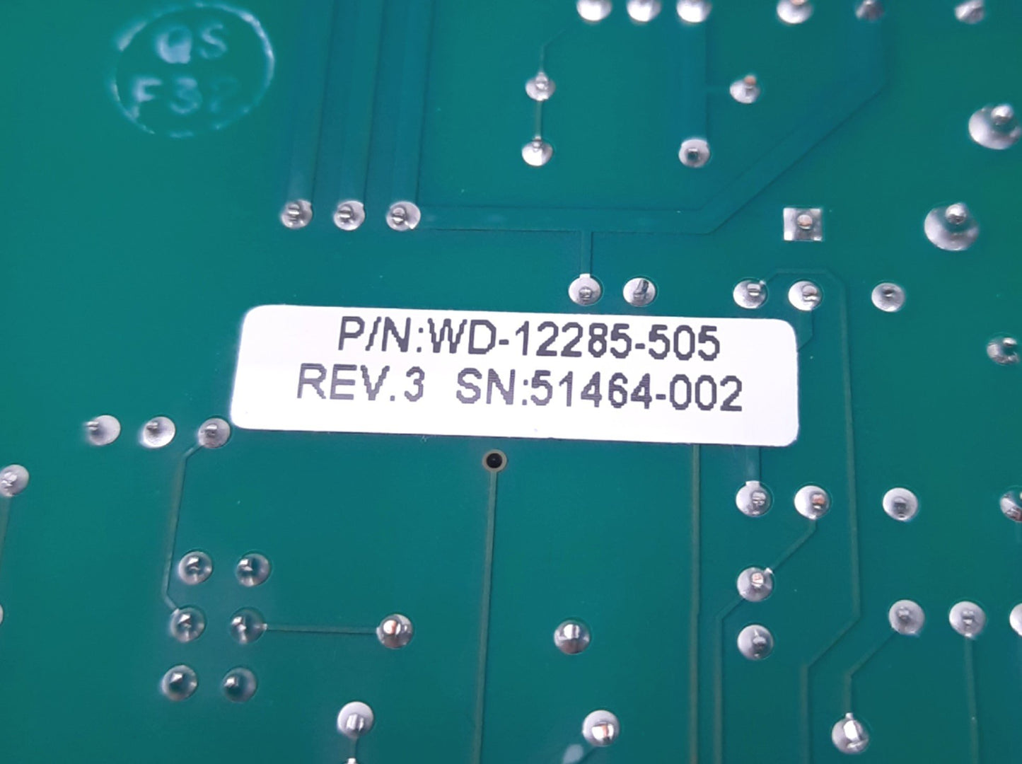 Used Palomar WD12285-505-T Rev 3 Adaptive Bonding System Card for 8000i Wire Bonder