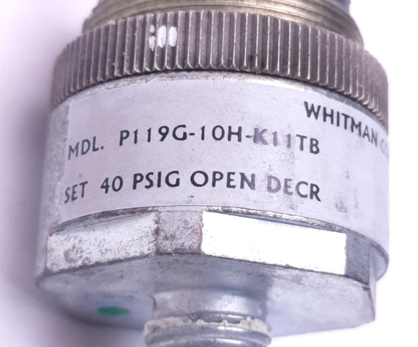 Used Whitman Controls P119G-10H-K11TB Pressure Switch 3-100psi Set, 1/8" NPT