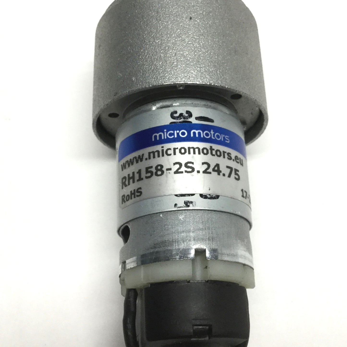 Used Micro Motors RH158-2S.24.75 DC Gear Motor 24VDC, 76.84:1, 81RPM w/Encoder