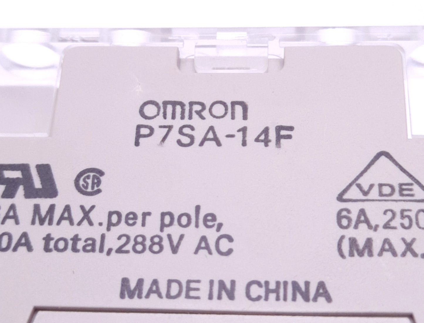 Used Lot of 4 Omron P7SA-14F Sti Safety Relay Socket, 14-Pin, 6 Poles, 24V DC