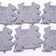 Used Lot of 6 Wago 857-304 857-152 Relay & Relay Module, 24v DC Coil, 6A Cont., SPDT