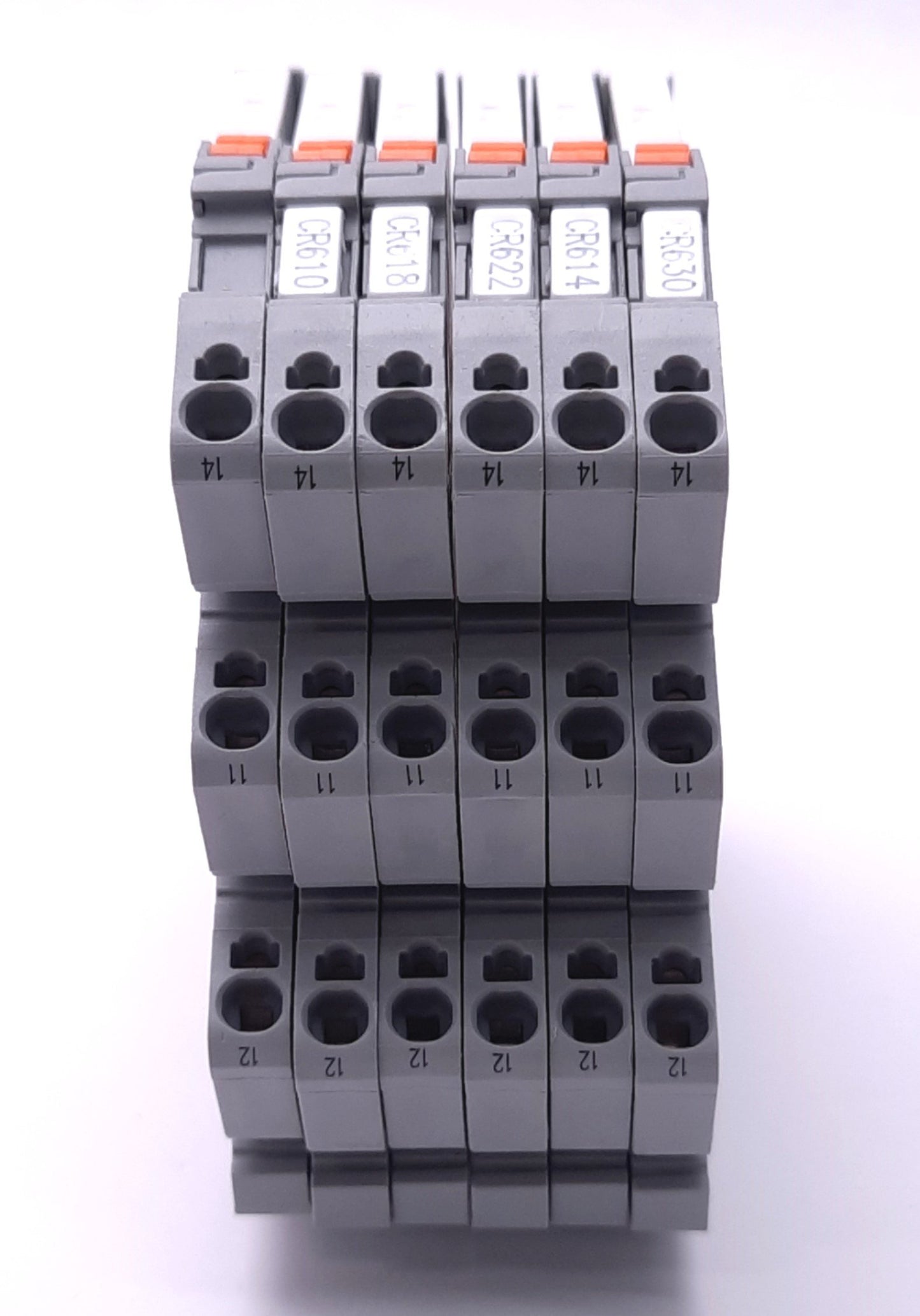 Used Lot of 6 Wago 857-304 857-152 Relay & Relay Module, 24v DC Coil, 6A Cont., SPDT