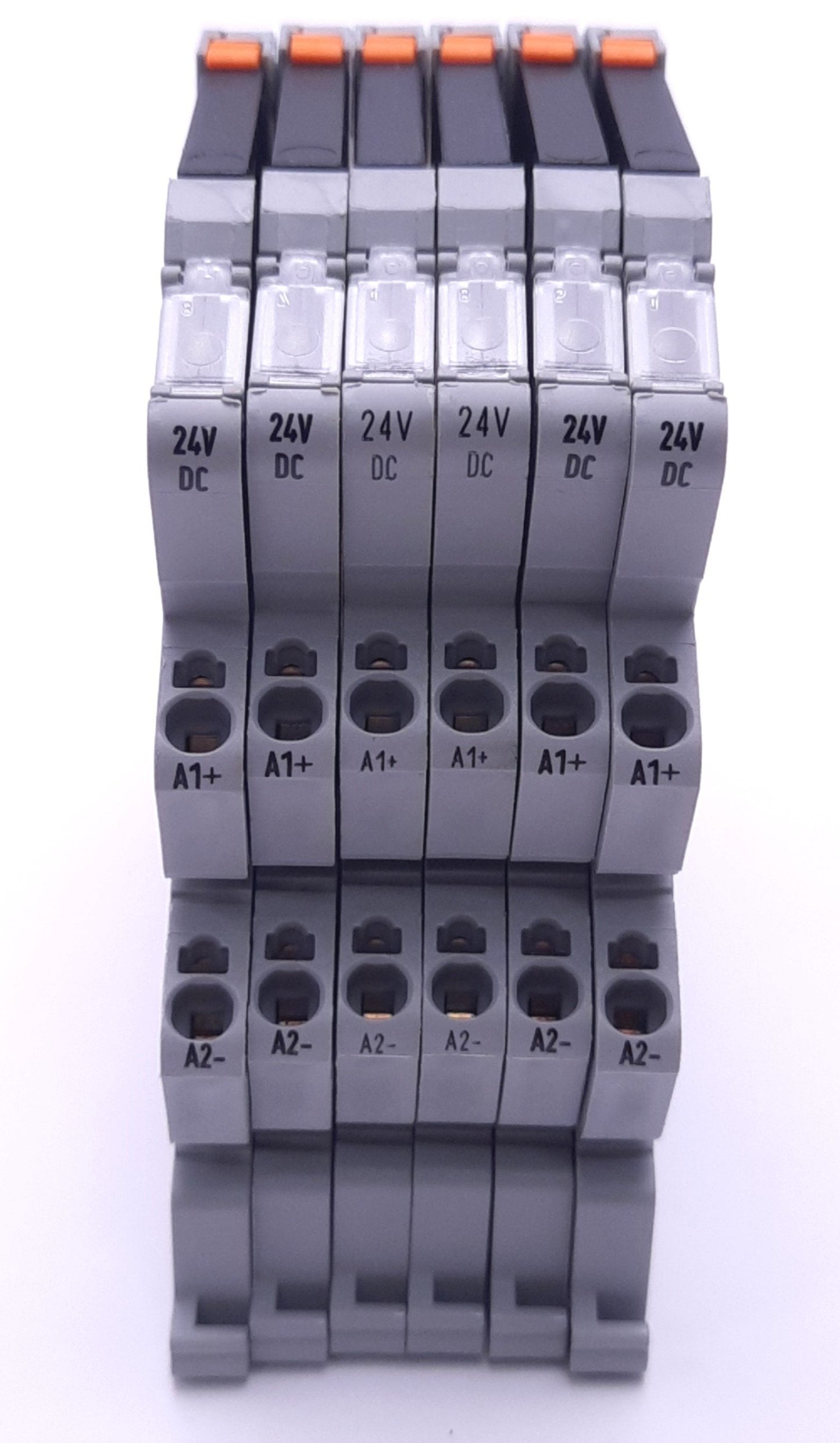 Used Lot of 6 Wago 857-724 V23109-S2421-D020 Solid State Relay & Module, 24v DC 7mA