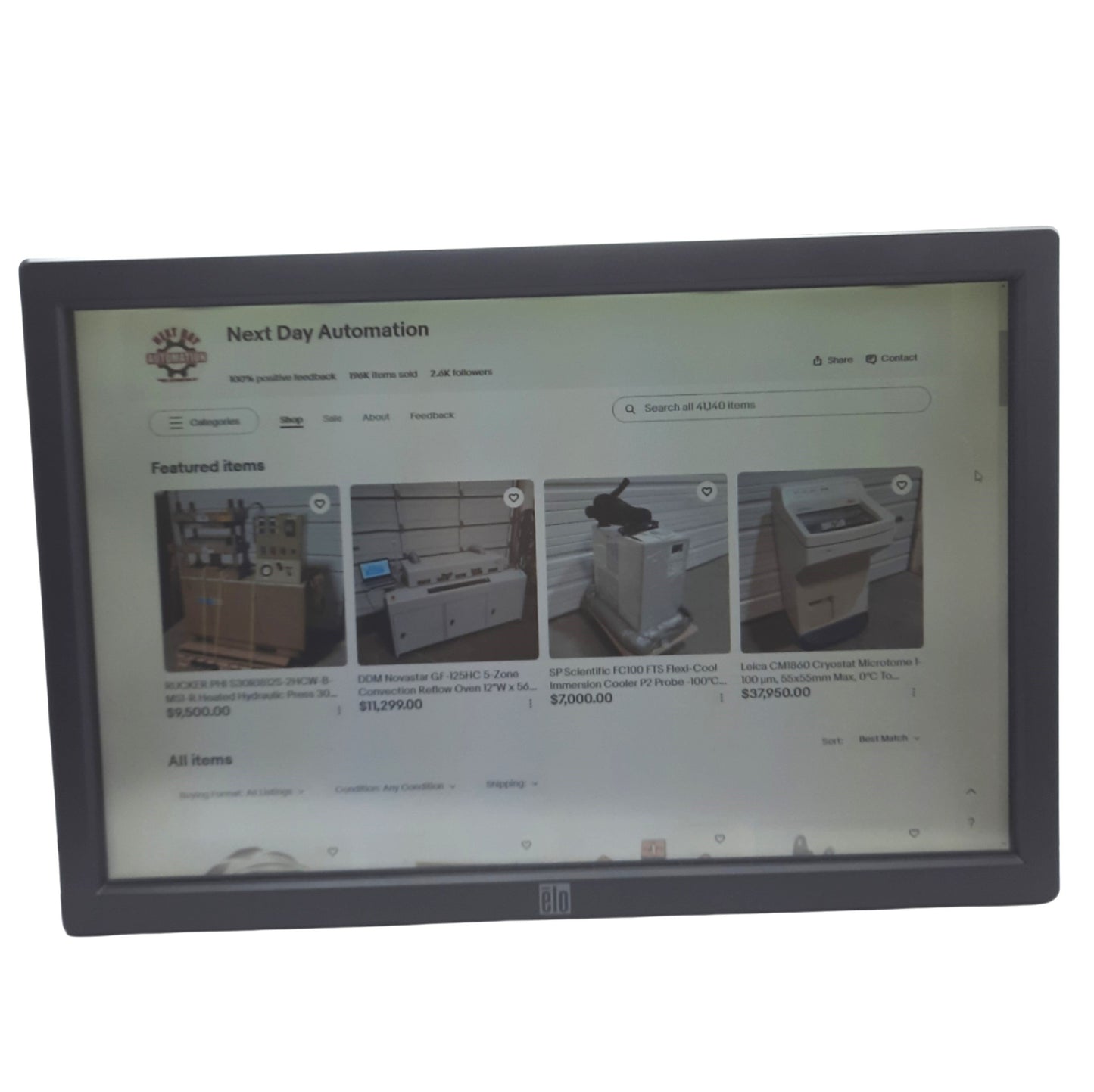 Used Elo Touch E619279 ItelliTouch Touchscreen Monitor 19" 1440x900 TFT Active Matrix