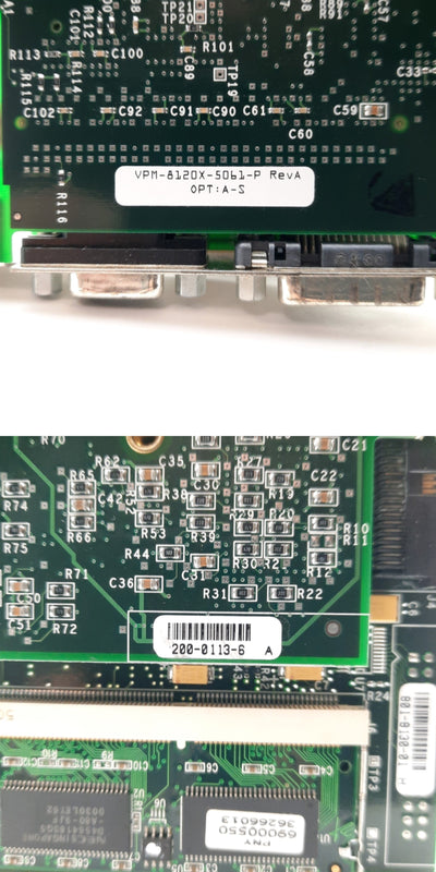 Used Cognex MVS-8120 Opt: A-S Vision Processor Module CVM6 PCI 2x Digital 1x Analog