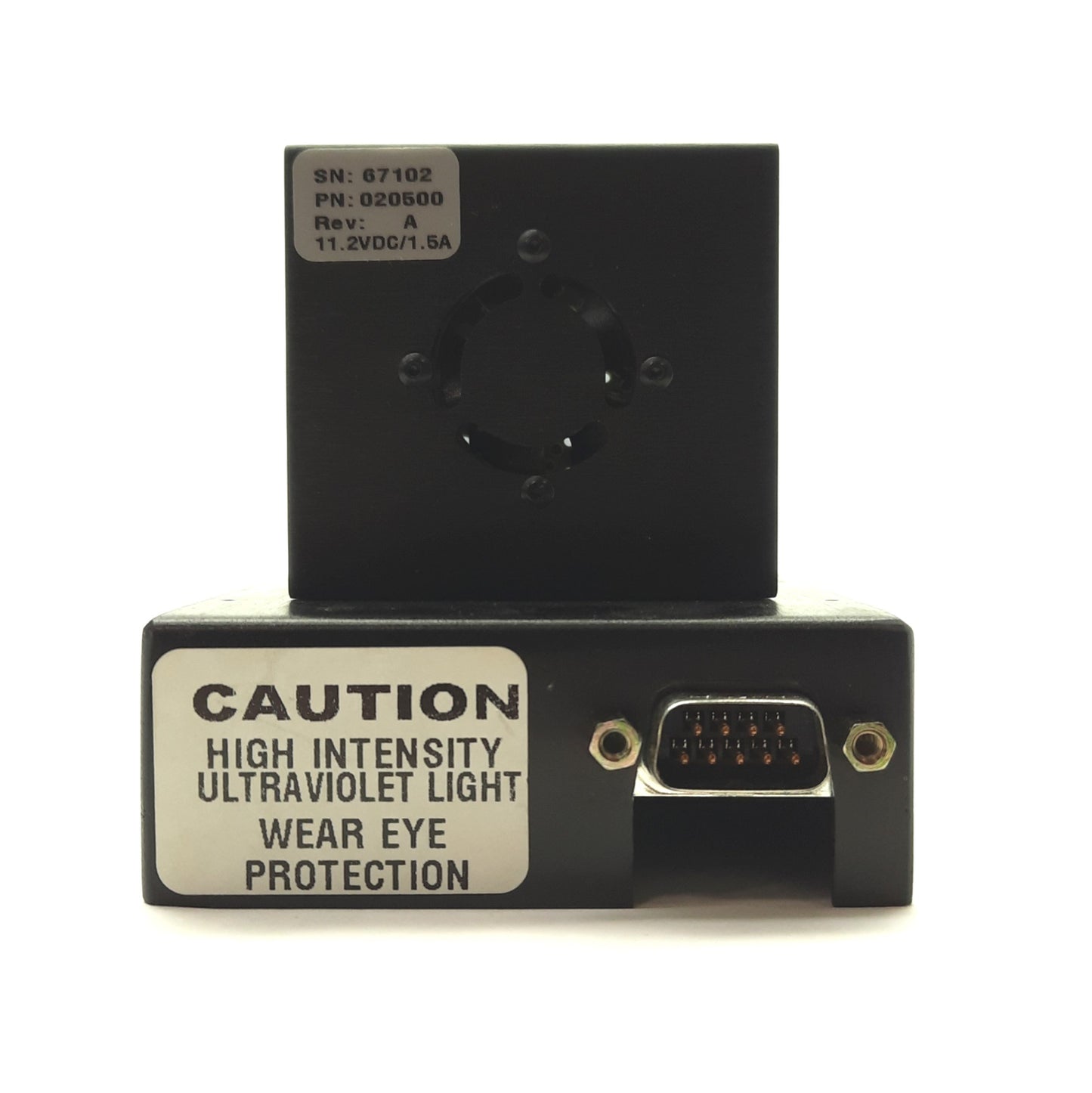 Used SIEMENS 020500 NERLITE UV On-Axis Illuminators, 50x50mm, DB9, 12VDC