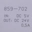 Used Lot of 5 Wago 859-702 Optocoupler Module 5v DC Input, 0.5A, 0-24v DC Out,SPST-NO