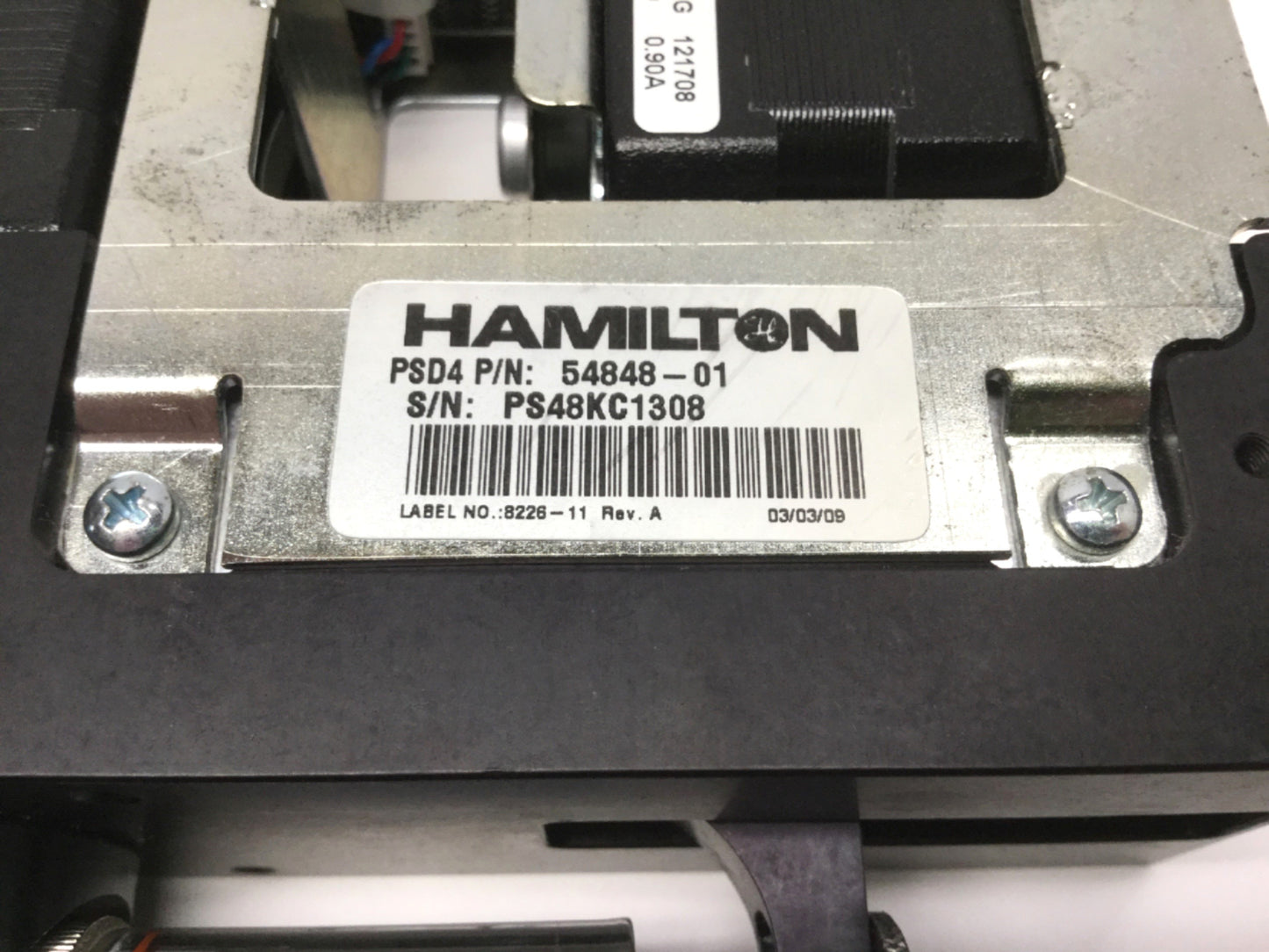 Used Hamilton PSD/4 Microlab Precision Drive Syringe Pump 24VDC, RS232/485 or CAN